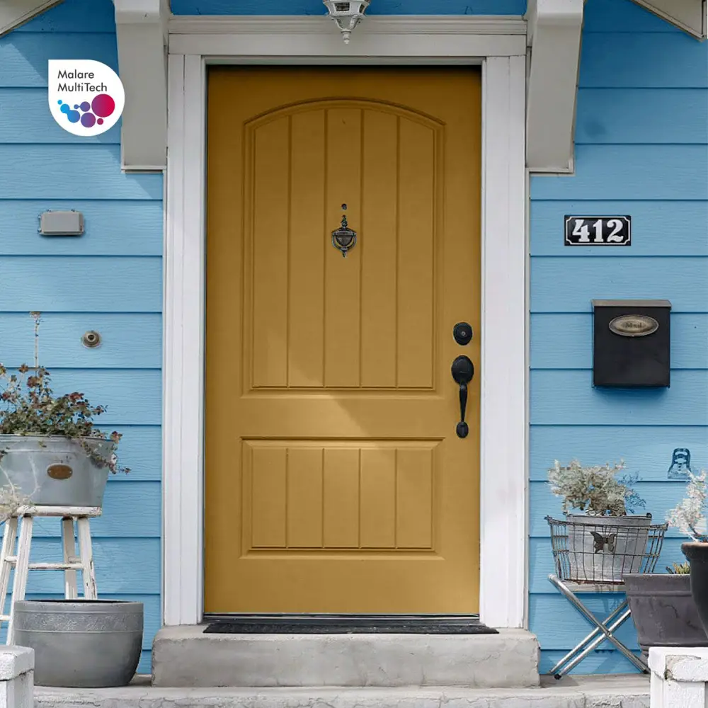 Фото 6 Краска латексная для мебели кухонных фасадов моющаяся Malare SoftTouch Latex матовая цвет акварельно-голубой 1 кг Фото 6 Краска латексная для мебели кухонных фасадов моющаяся Malare SoftTouch Latex матовая цвет акварельно-голубой 1 кг