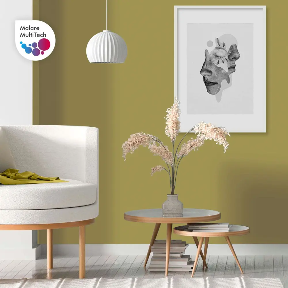 Фото 5 Краска латексная для мебели кухонных фасадов моющаяся Malare SoftTouch Latex полуглянцевая цвет васаби 0.5 кг