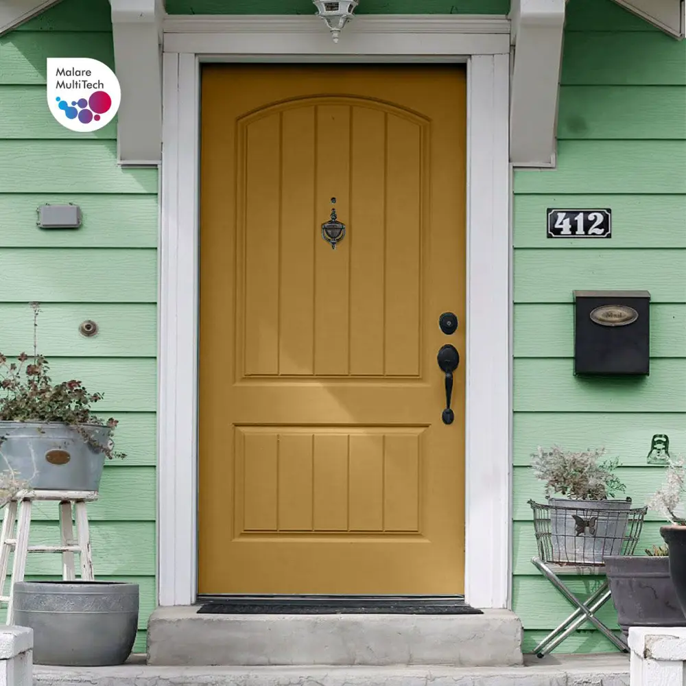 Фото 6 Краска латексная для мебели кухонных фасадов моющаяся Malare SoftTouch Latex полуглянцевая цвет линия ветра 2 кг