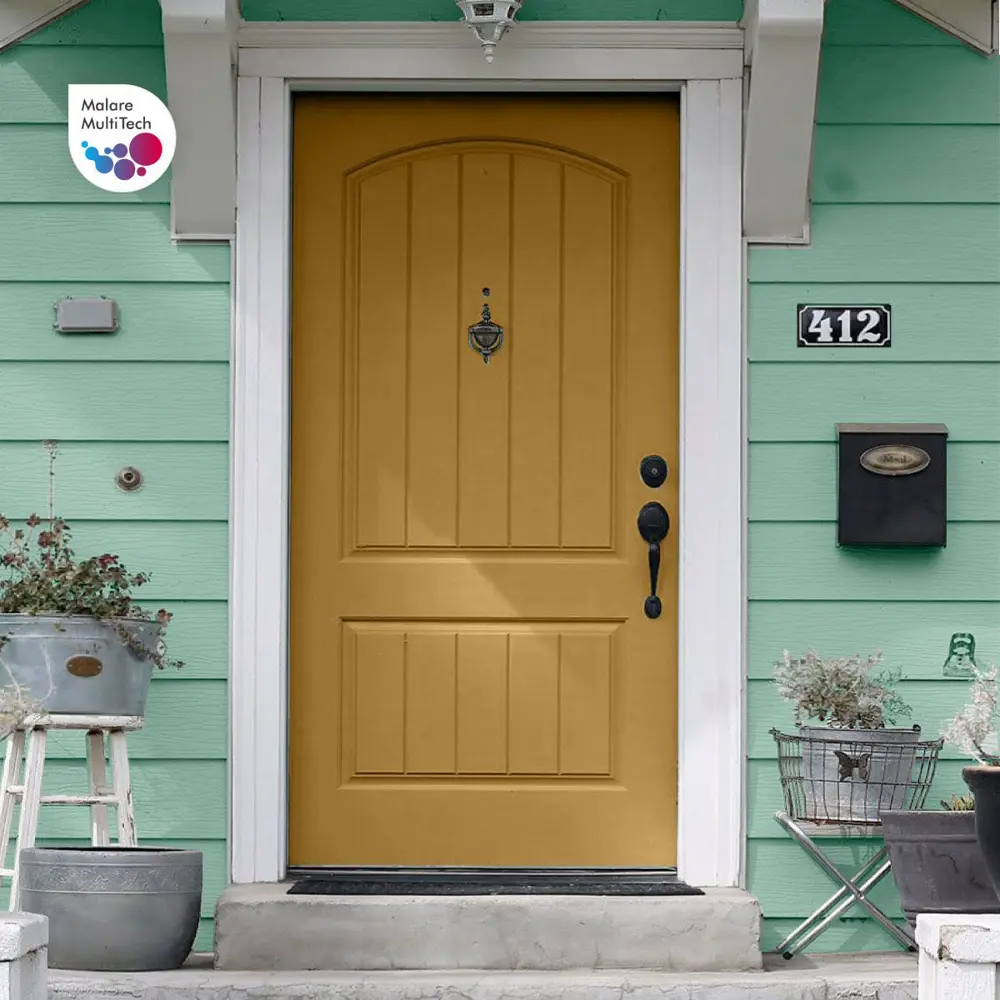 Фото 6 Краска латексная для мебели кухонных фасадов моющаяся Malare SoftTouch Latex полуглянцевая цвет мятный леденец 1 кг