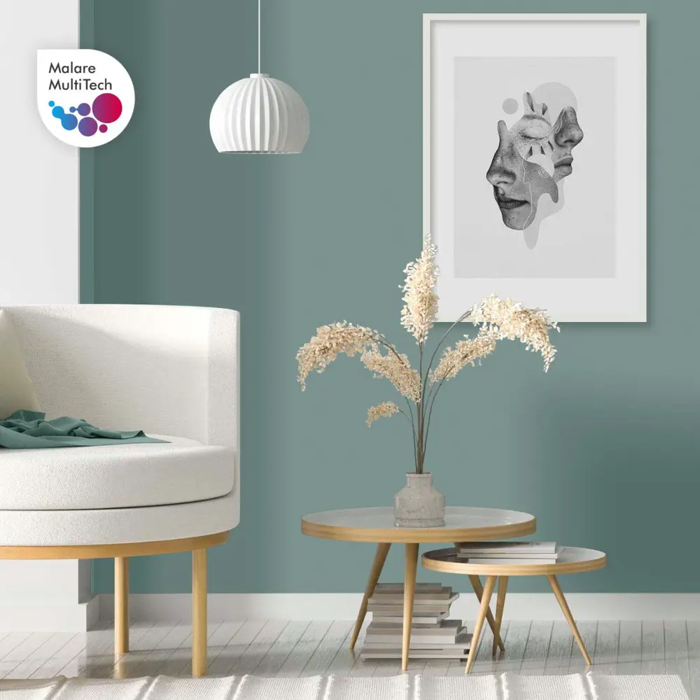 Фото 5 Краска латексная для мебели кухонных фасадов моющаяся Malare SoftTouch Latex полуглянцевая цвет мятный леденец 1 кг