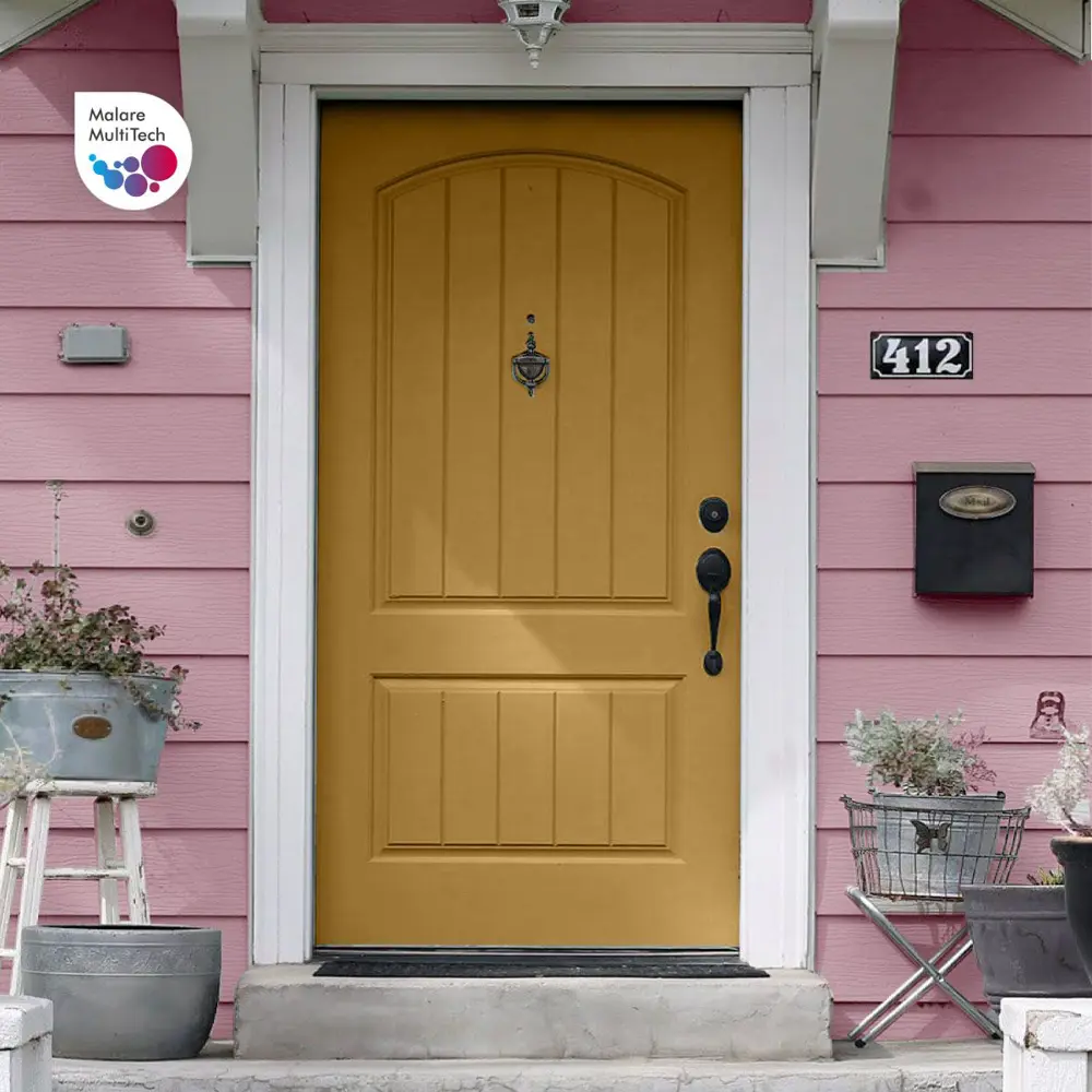 Фото 6 Краска для дерева универсальная Malare Wood с антисептическим эффектом полуглянцевая цвет бледно-розовый 2 кг