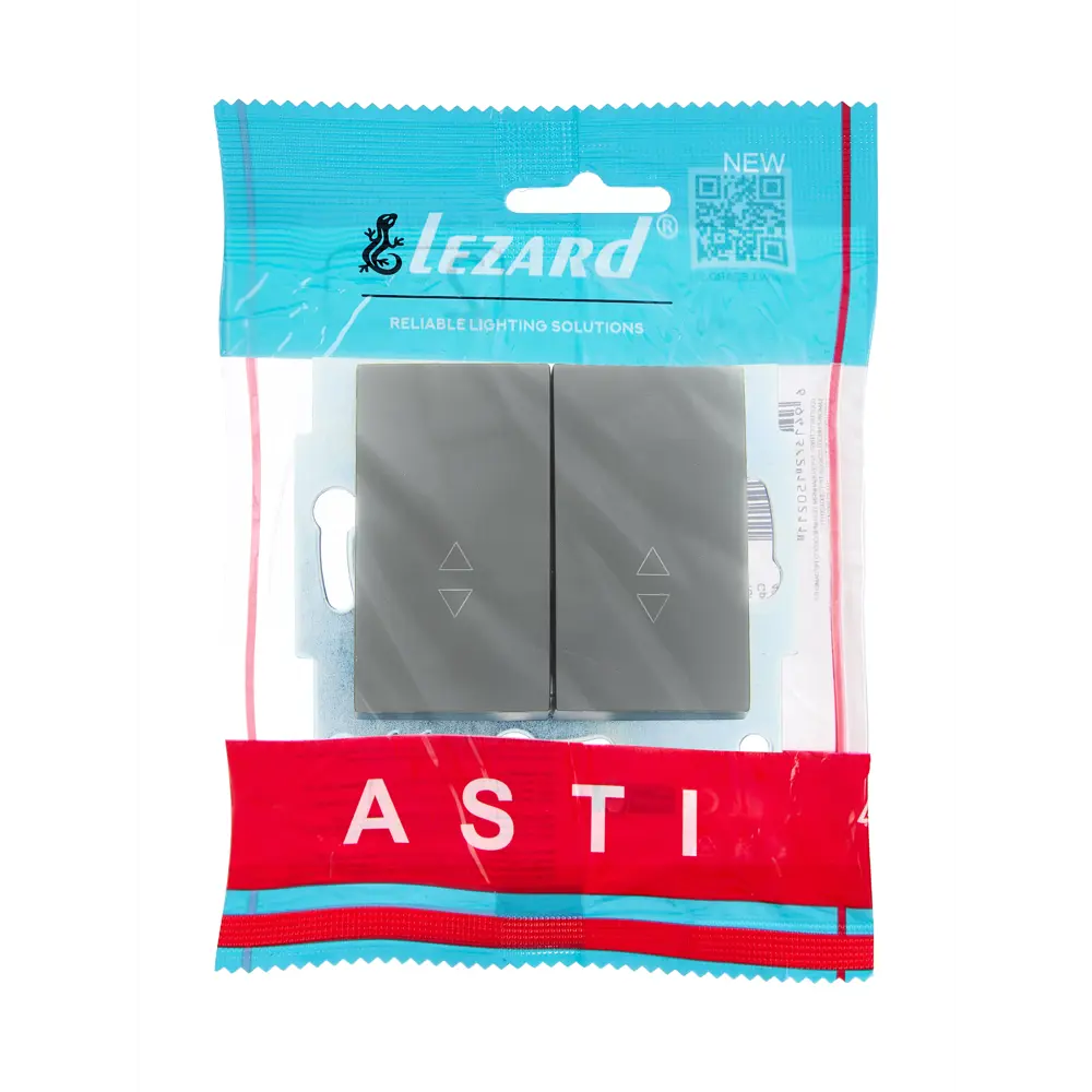 Фото 4 Выключатель проходной встраиваемый Lezard Asti 2 клавиши цвет платина Фото 4 Выключатель проходной встраиваемый Lezard Asti 2 клавиши цвет платина