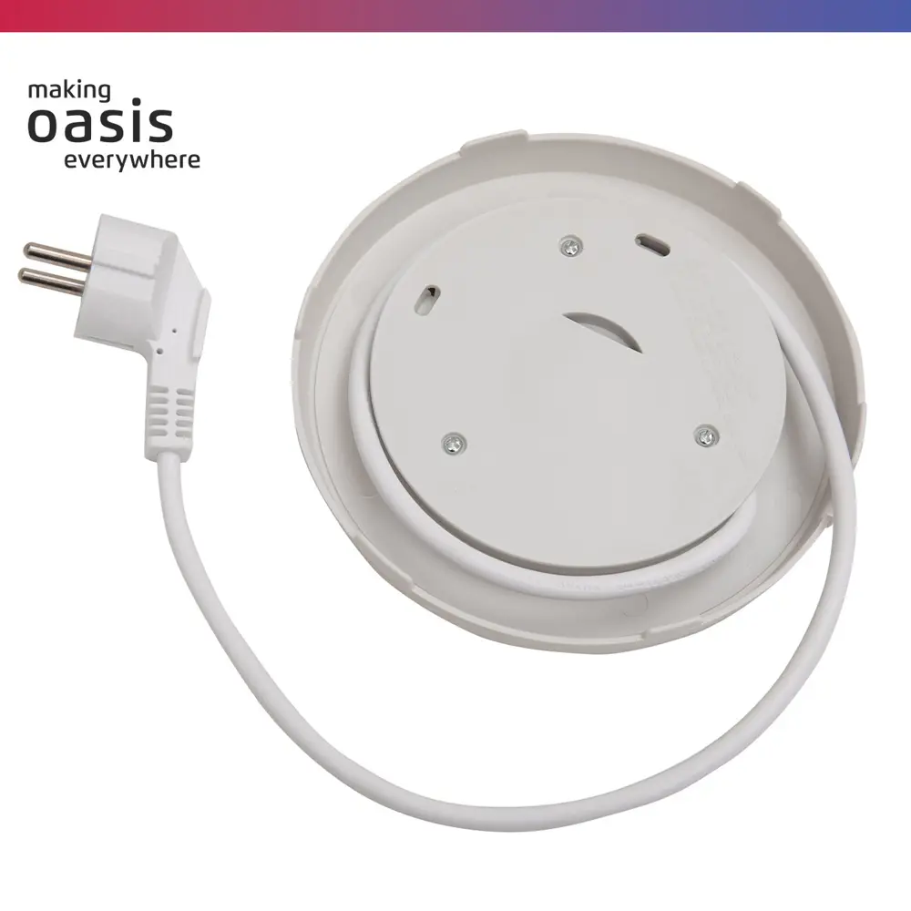 Фото 7 Электрический чайник 1.7 л Making oasis everywhere K-2PW пластик цвет белый Фото 7 Электрический чайник 1.7 л Making oasis everywhere K-2PW пластик цвет белый