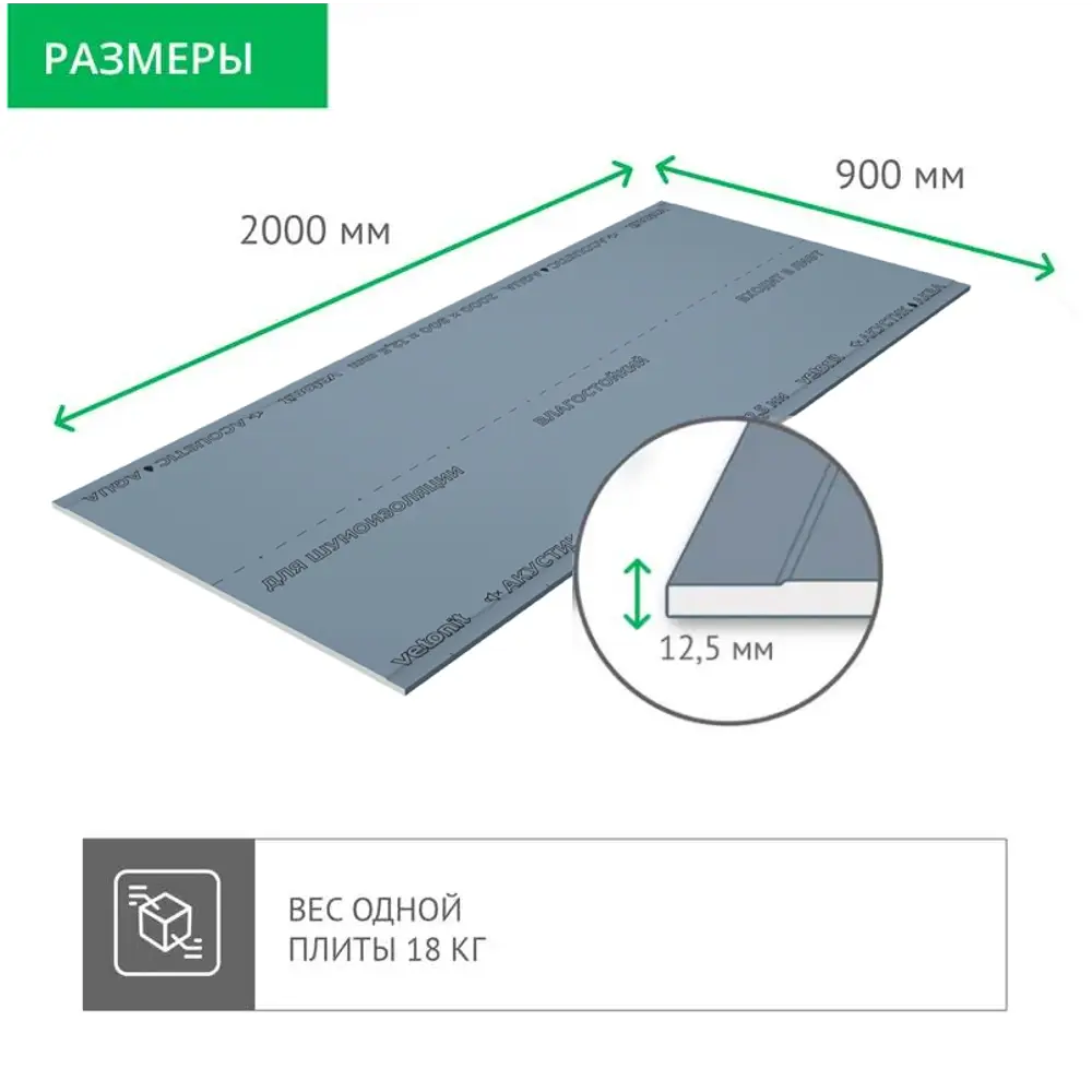 Фото 4 Гипсокартон акустический 12.5 мм Vetonit Акустик Аква 2000x900 мм 1.8 м² Фото 4 Гипсокартон акустический 12.5 мм Vetonit Акустик Аква 2000x900 мм 1.8 м²