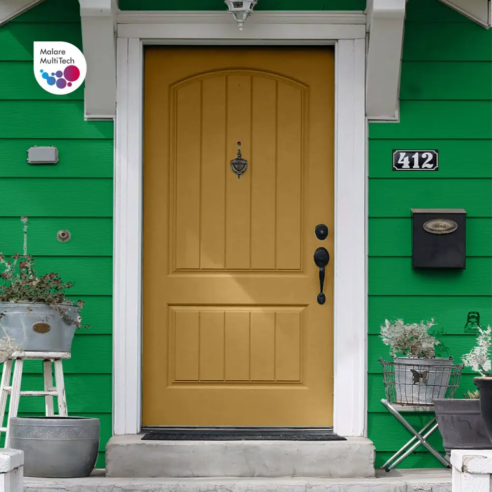 Фото 6 Краска для дерева Malare W_вагонка_г_237 Wood антисептическая быстросохнущая полуглянцевая цвет свежий орегано 0.5 кг