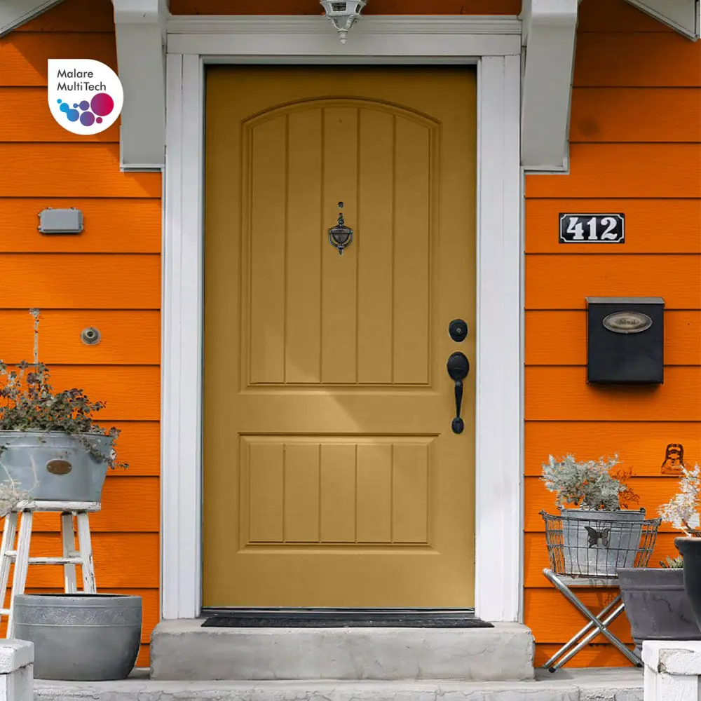 Фото 6 Краска для дерева Malare W_вагонка_г_266 Wood антисептическая быстросохнущая полуглянцевая цвет сочный цитрус 1 кг Фото 6 Краска для дерева Malare W_вагонка_г_266 Wood антисептическая быстросохнущая полуглянцевая цвет сочный цитрус 1 кг