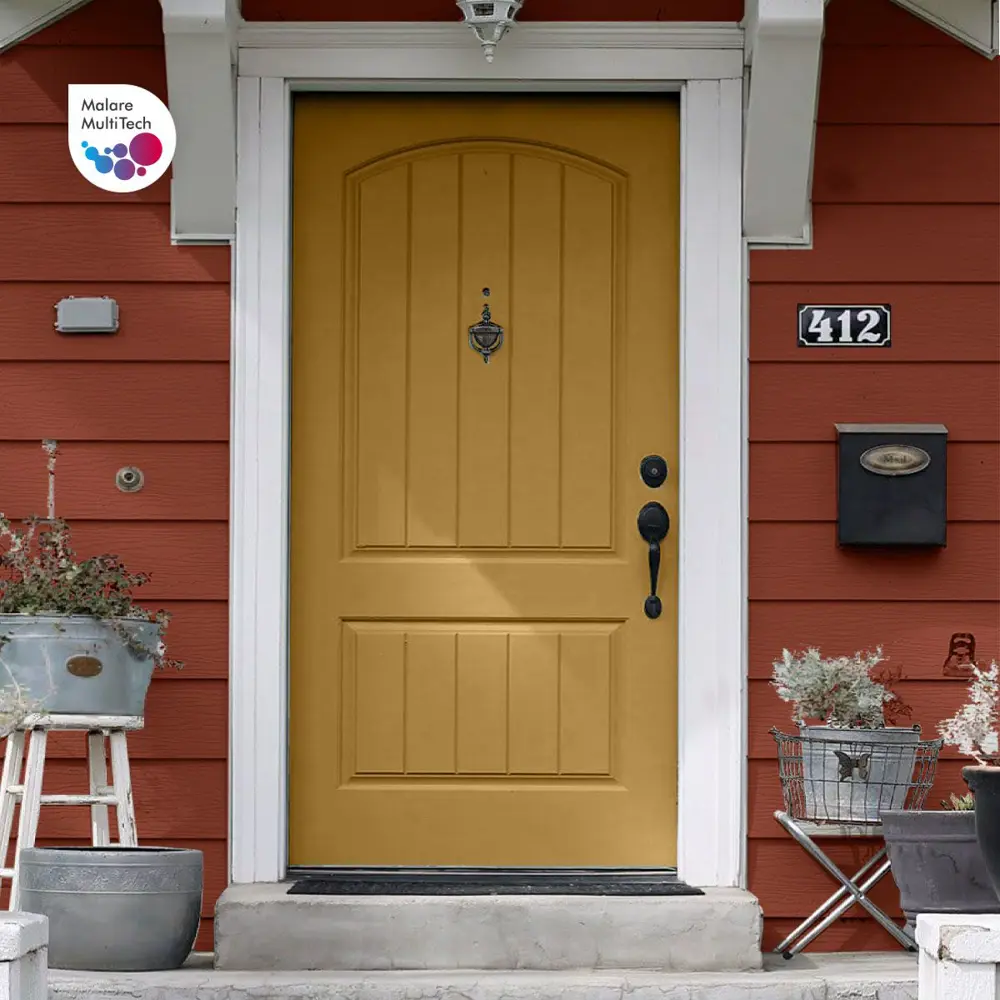 Фото 6 Краска для дерева Malare W_вагонка_г_277 Wood антисептическая быстросохнущая полуглянцевая цвет терракотовый 0.5 кг