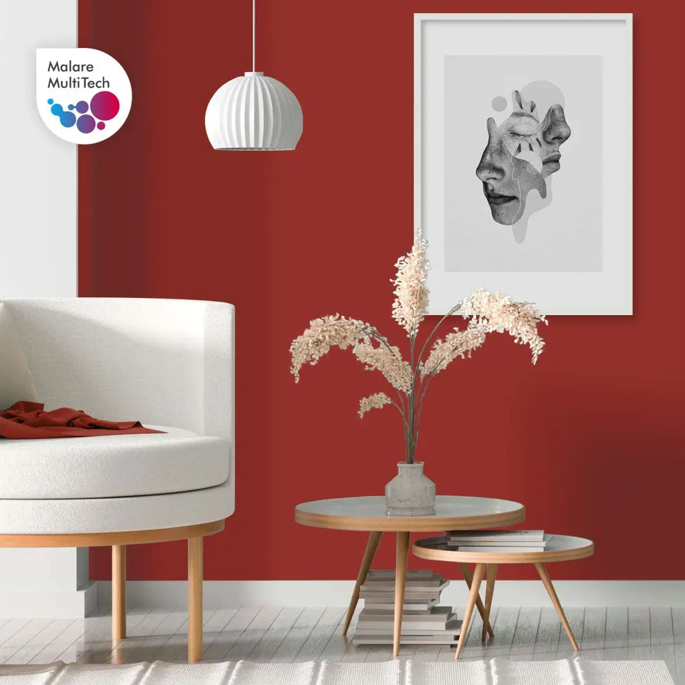 Фото 5 Краска для дерева Malare W_вагонка_25 Wood антисептическая быстросохнущая матовая цвет алое танго 0.5 кг