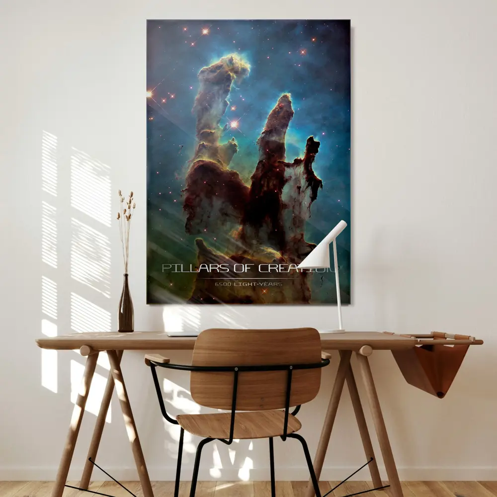 Фото 2 Картина на стекле Postermarket Столпы творения 70x110 см Фото 2 Картина на стекле Postermarket Столпы творения 70x110 см