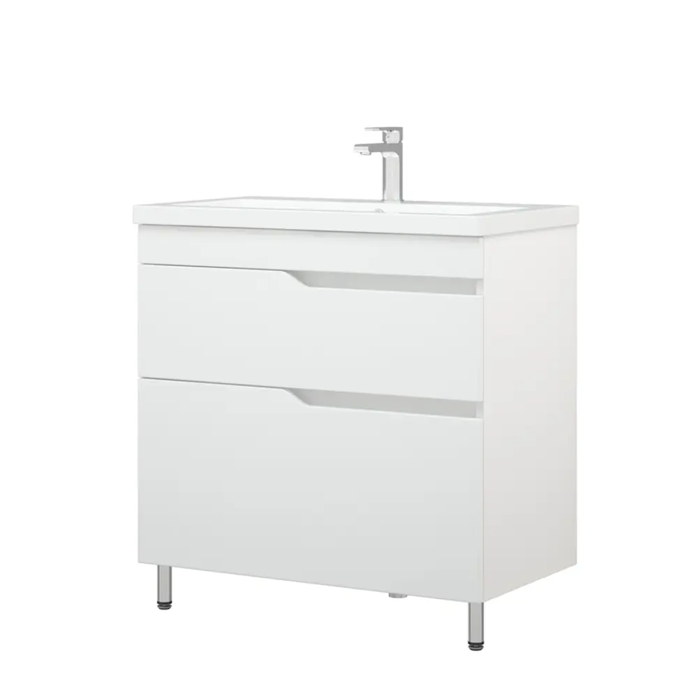 Фото 5 Тумба под раковину белая сомо 80/слим 80/Фостер 80 напольная Теона 80 Z2 SD-00001512 Фото 5 Тумба под раковину белая сомо 80/слим 80/Фостер 80 напольная Теона 80 Z2 SD-00001512