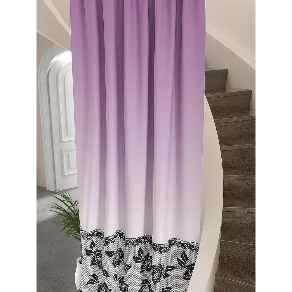 Фото Штора на ленте Helga Лириорс 150x280 см репс цвет белый HH753106 Фото Штора на ленте Helga Лириорс 150x280 см репс цвет белый HH753106