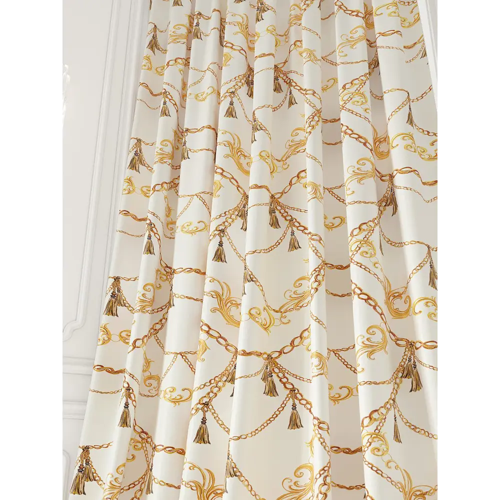 Фото 3 Штора на ленте Helga Димьяро 150x300 см репс цвет белый HH752181 Фото 3 Штора на ленте Helga Димьяро 150x300 см репс цвет белый HH752181