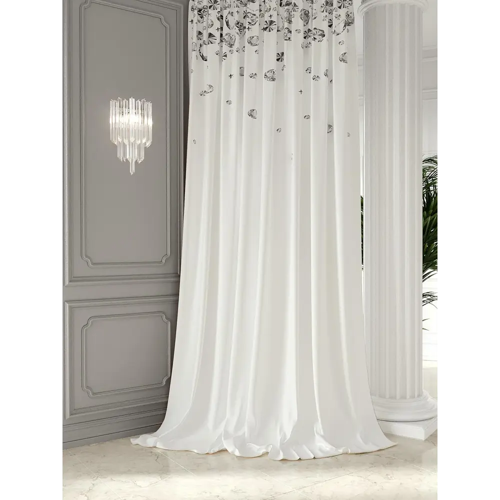 Фото Штора на ленте Helga Инфорио 150x300 см репс цвет белый HH752182 Фото Штора на ленте Helga Инфорио 150x300 см репс цвет белый HH752182