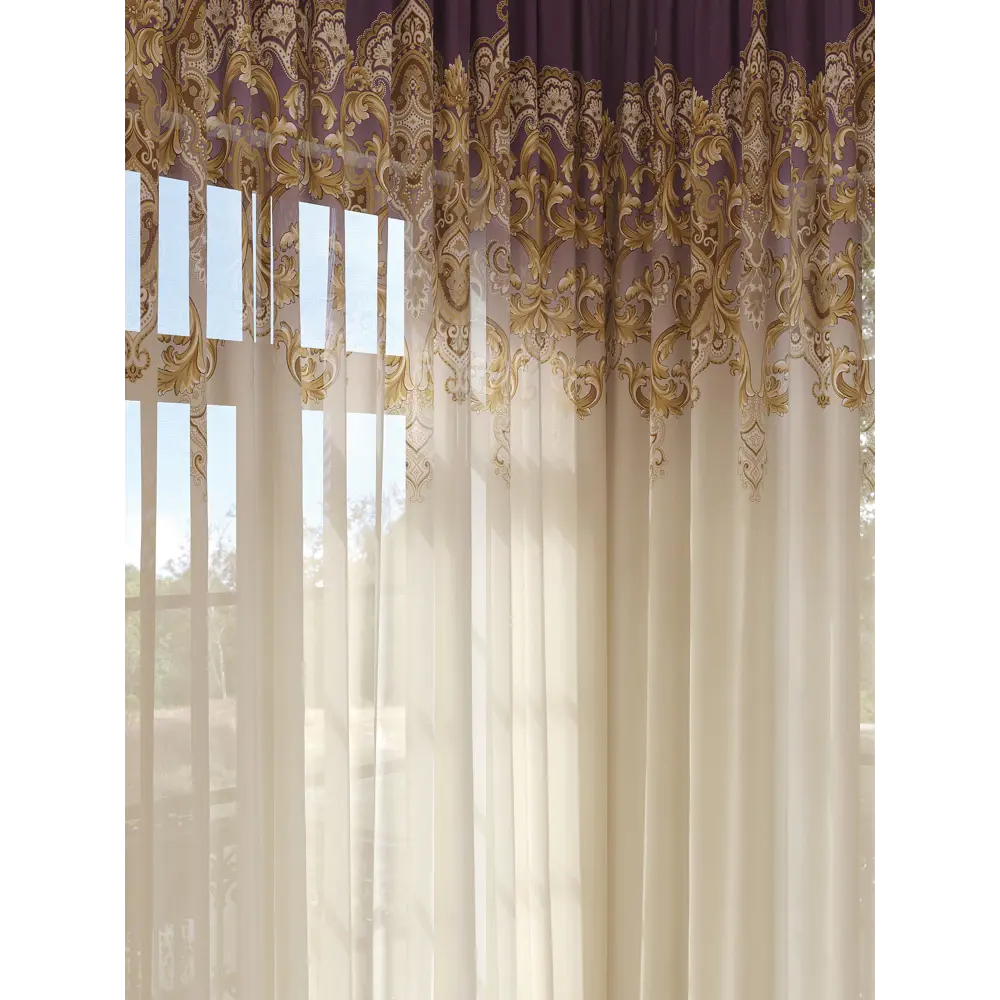 Фото 2 Тюль на ленте Helga Ширтонс 150x280 см вуаль цвет бежевый HH974247 Фото 2 Тюль на ленте Helga Ширтонс 150x280 см вуаль цвет бежевый HH974247