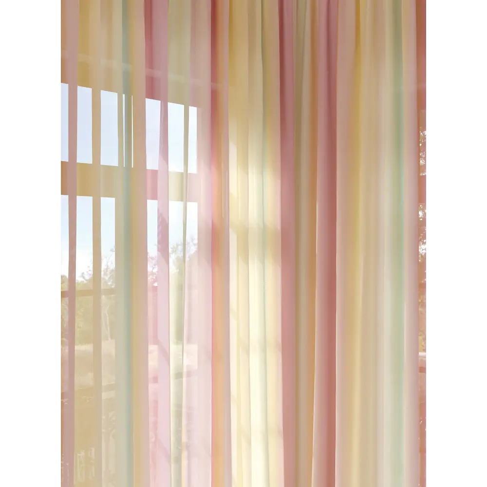 Фото 2 Тюль на ленте Helga Фортикос 150x280 см вуаль цвет розовый HH974328 Фото 2 Тюль на ленте Helga Фортикос 150x280 см вуаль цвет розовый HH974328