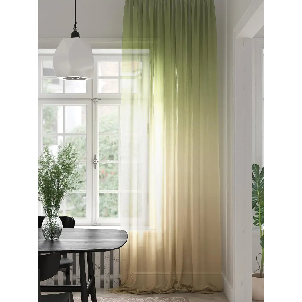 Фото Тюль на ленте Helga Фертимерс 150x280 см вуаль цвет бежевый HH974347 Фото Тюль на ленте Helga Фертимерс 150x280 см вуаль цвет бежевый HH974347