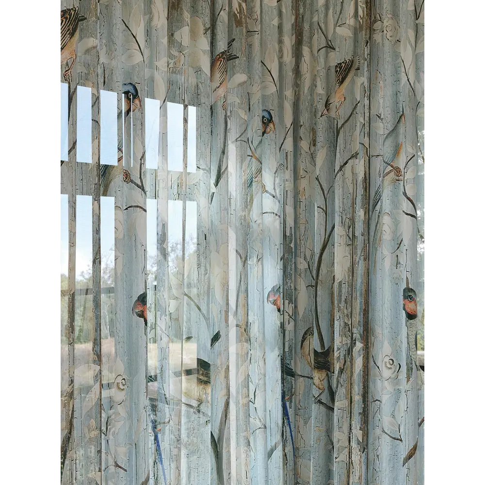 Фото 2 Тюль на ленте Helga Кертенс 150x280 см вуаль цвет белый HH974376 Фото 2 Тюль на ленте Helga Кертенс 150x280 см вуаль цвет белый HH974376