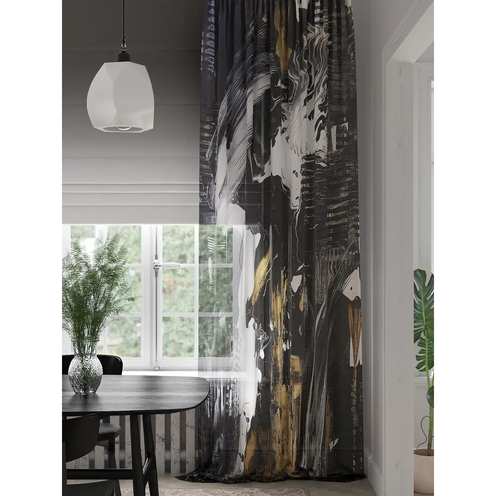 Фото 4 Тюль на ленте Helga Фиренторс 150x280 см вуаль цвет белый HH974409 Фото 4 Тюль на ленте Helga Фиренторс 150x280 см вуаль цвет белый HH974409