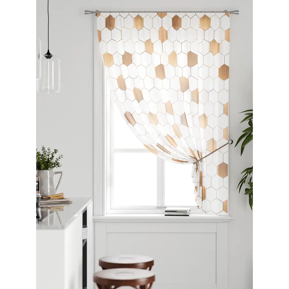 Фото Тюль на ленте Comfy Way Милакси - 00 150x160 см вуаль цвет белый CW590000 Фото Тюль на ленте Comfy Way Милакси - 00 150x160 см вуаль цвет белый CW590000
