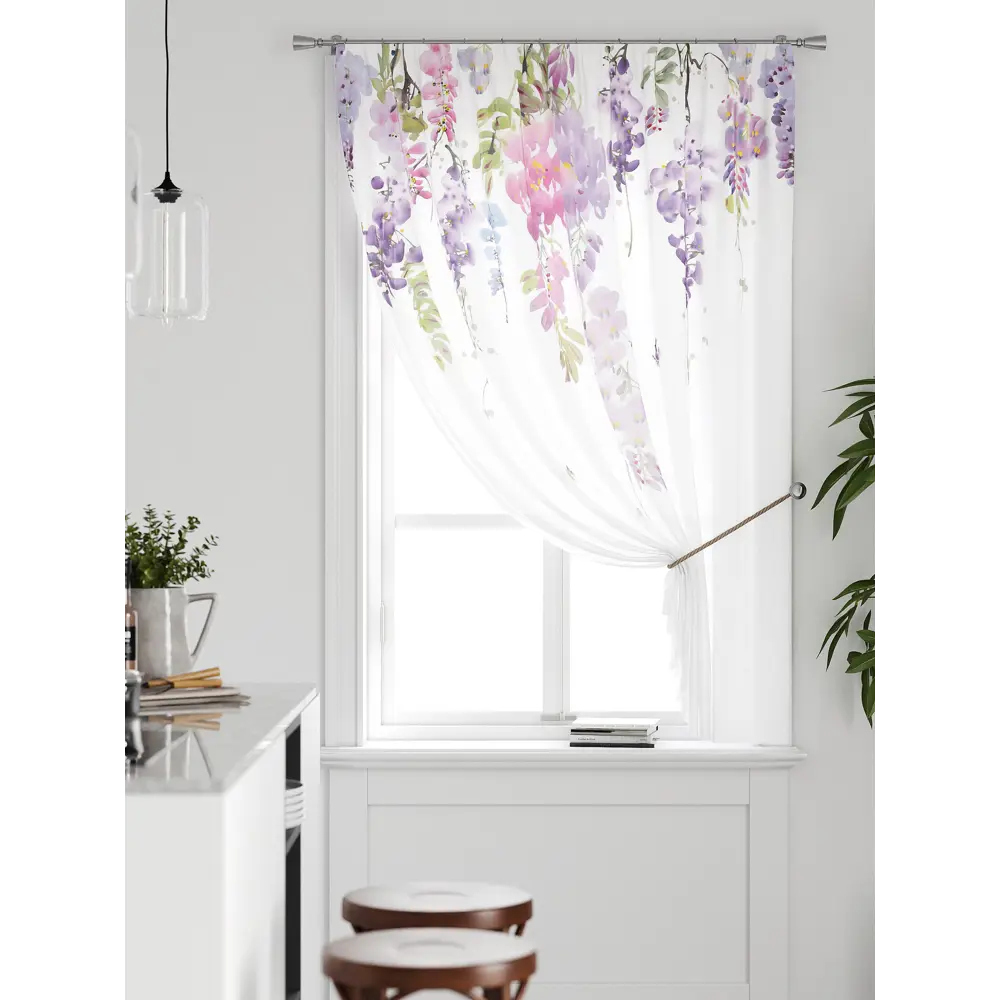 Фото Тюль на ленте Comfy Way Милакси - 28 150x160 см вуаль цвет белый CW590028 Фото Тюль на ленте Comfy Way Милакси - 28 150x160 см вуаль цвет белый CW590028
