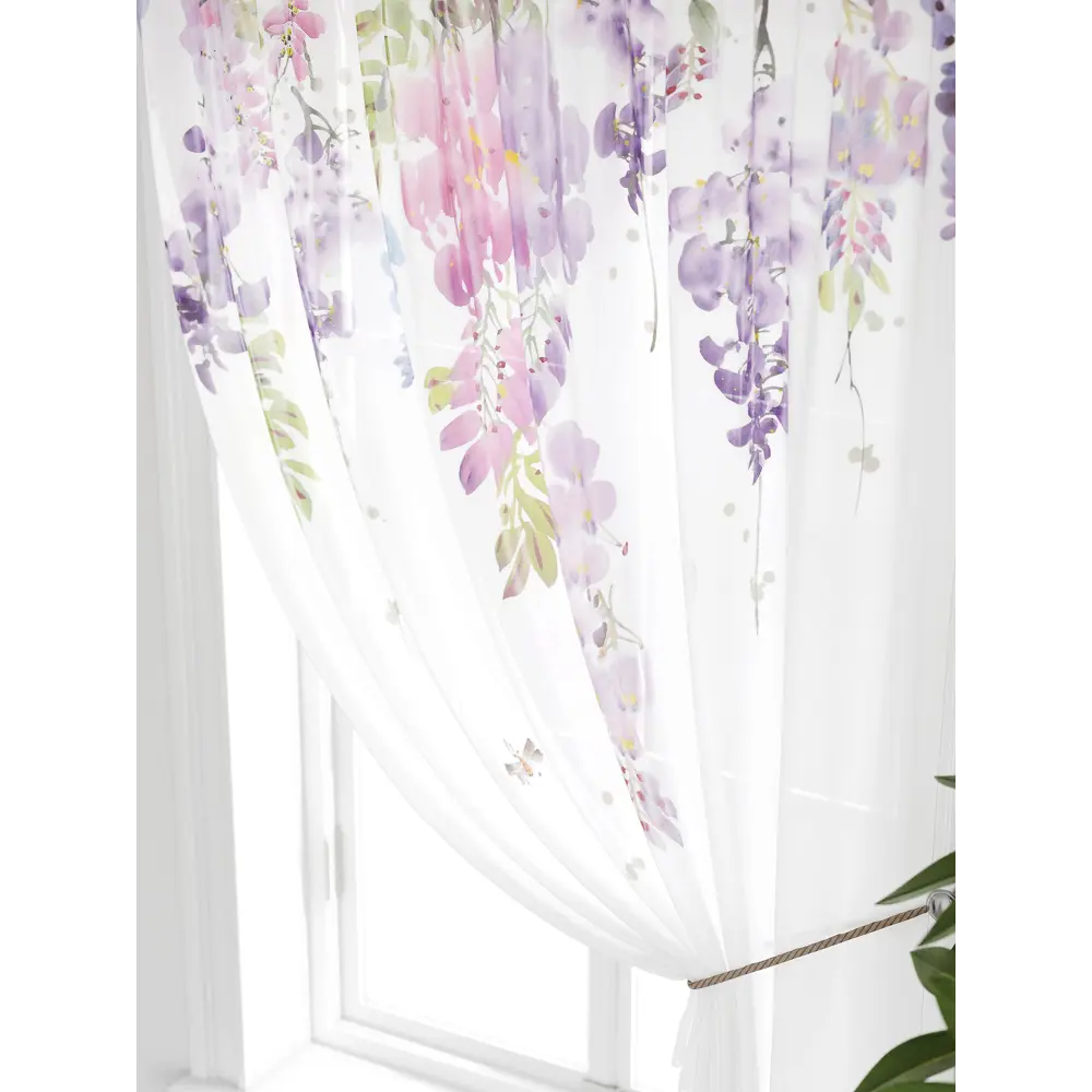 Фото 5 Тюль на ленте Comfy Way Милакси - 28 150x160 см вуаль цвет белый CW590028 Фото 5 Тюль на ленте Comfy Way Милакси - 28 150x160 см вуаль цвет белый CW590028