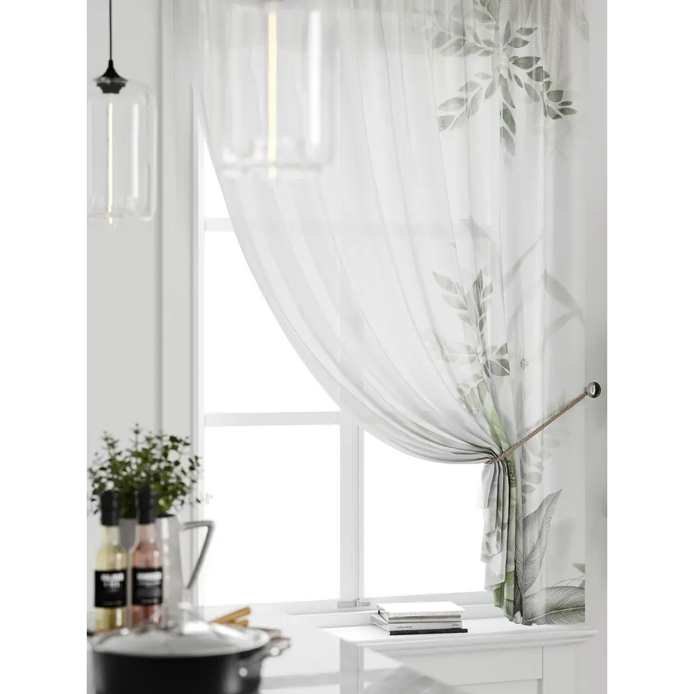 Фото 3 Тюль на ленте Comfy Way Милакси - 08 150x160 см вуаль цвет белый CW590008 Фото 3 Тюль на ленте Comfy Way Милакси - 08 150x160 см вуаль цвет белый CW590008