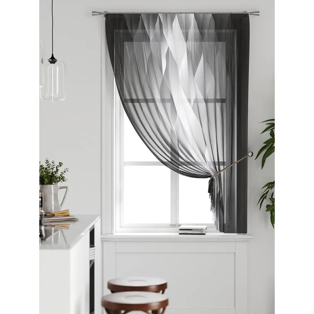Фото Тюль на ленте Comfy Way Милакси - 19 150x160 см вуаль цвет белый CW590019 Фото Тюль на ленте Comfy Way Милакси - 19 150x160 см вуаль цвет белый CW590019