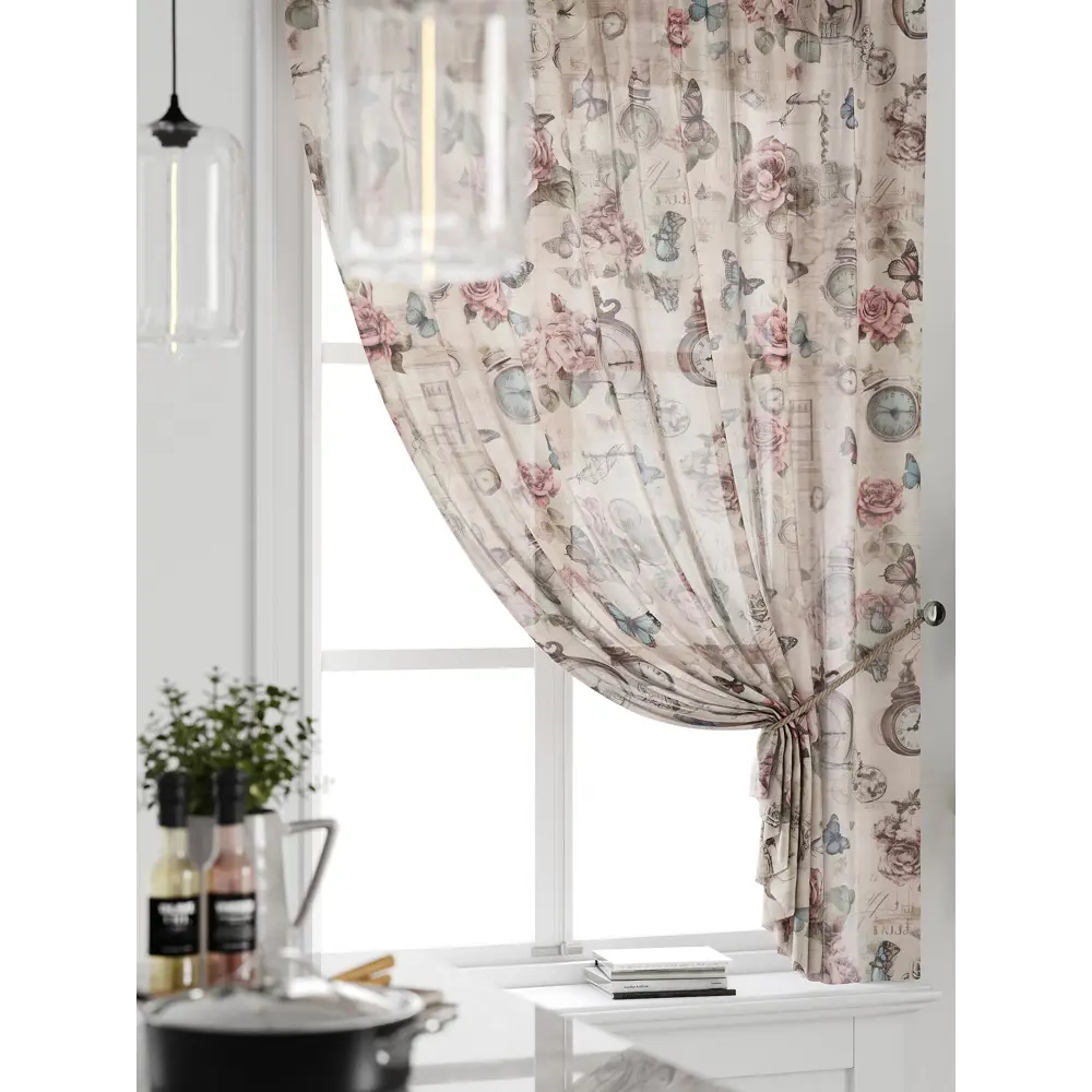 Фото 3 Тюль на ленте Comfy Way Грентил - 118 150x170 см вуаль цвет бежевый CW591118 Фото 3 Тюль на ленте Comfy Way Грентил - 118 150x170 см вуаль цвет бежевый CW591118