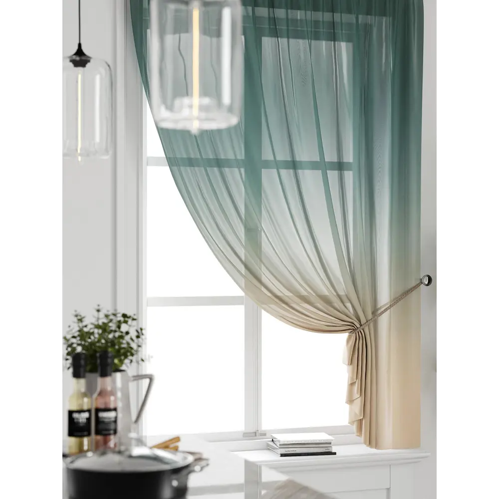 Фото 3 Тюль на ленте Comfy Way Грентил - 114 150x170 см вуаль цвет бежевый CW591114 Фото 3 Тюль на ленте Comfy Way Грентил - 114 150x170 см вуаль цвет бежевый CW591114