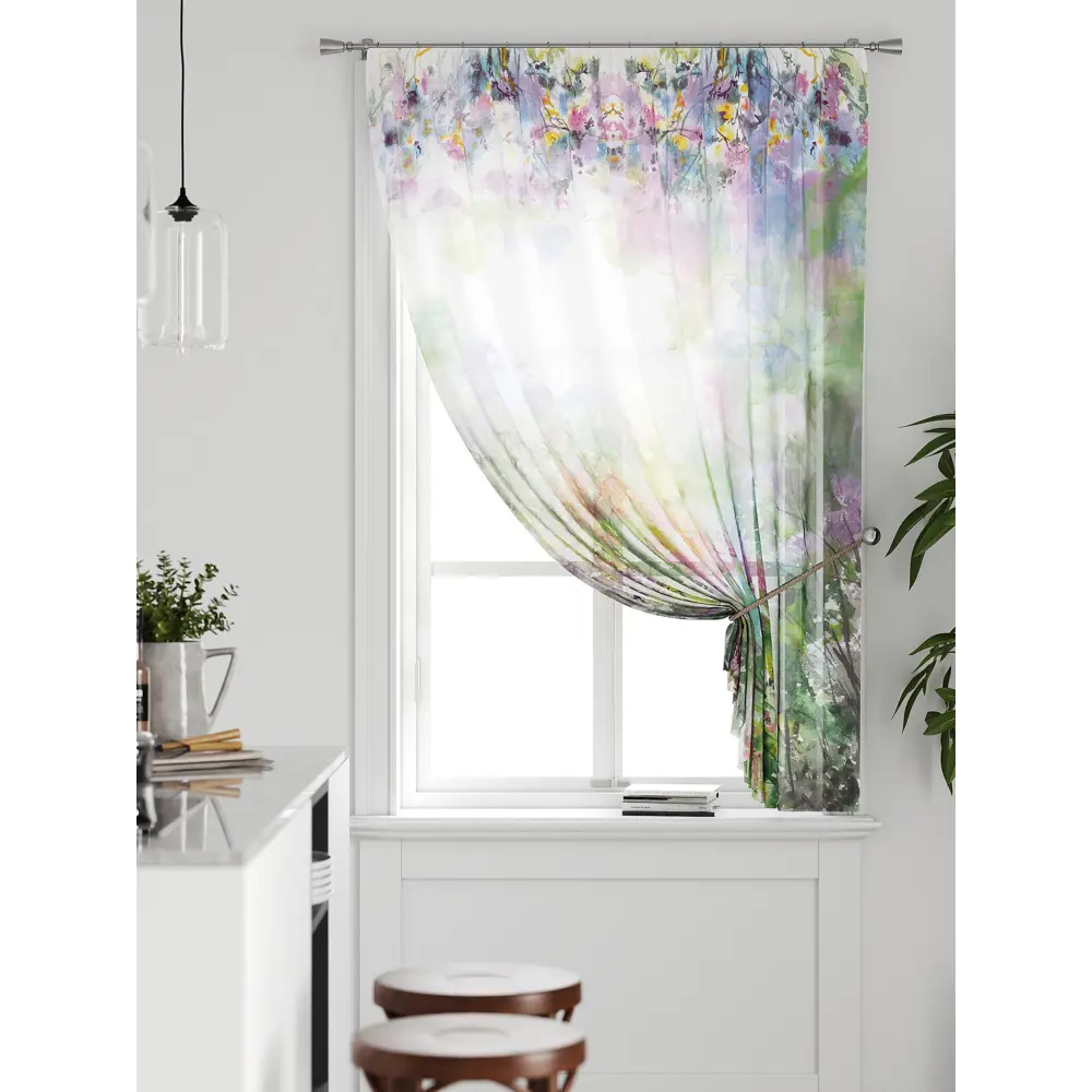 Фото Тюль на ленте Comfy Way Грентил - 57 150x170 см вуаль цвет зеленый CW591057 Фото Тюль на ленте Comfy Way Грентил - 57 150x170 см вуаль цвет зеленый CW591057