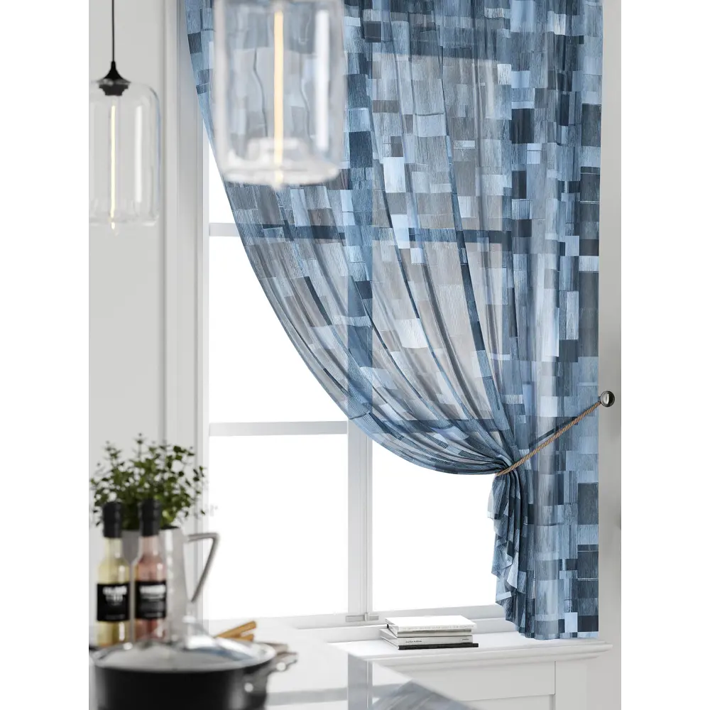 Фото 3 Тюль на ленте Comfy Way Грентил - 72 150x170 см вуаль цвет серый CW591072 Фото 3 Тюль на ленте Comfy Way Грентил - 72 150x170 см вуаль цвет серый CW591072