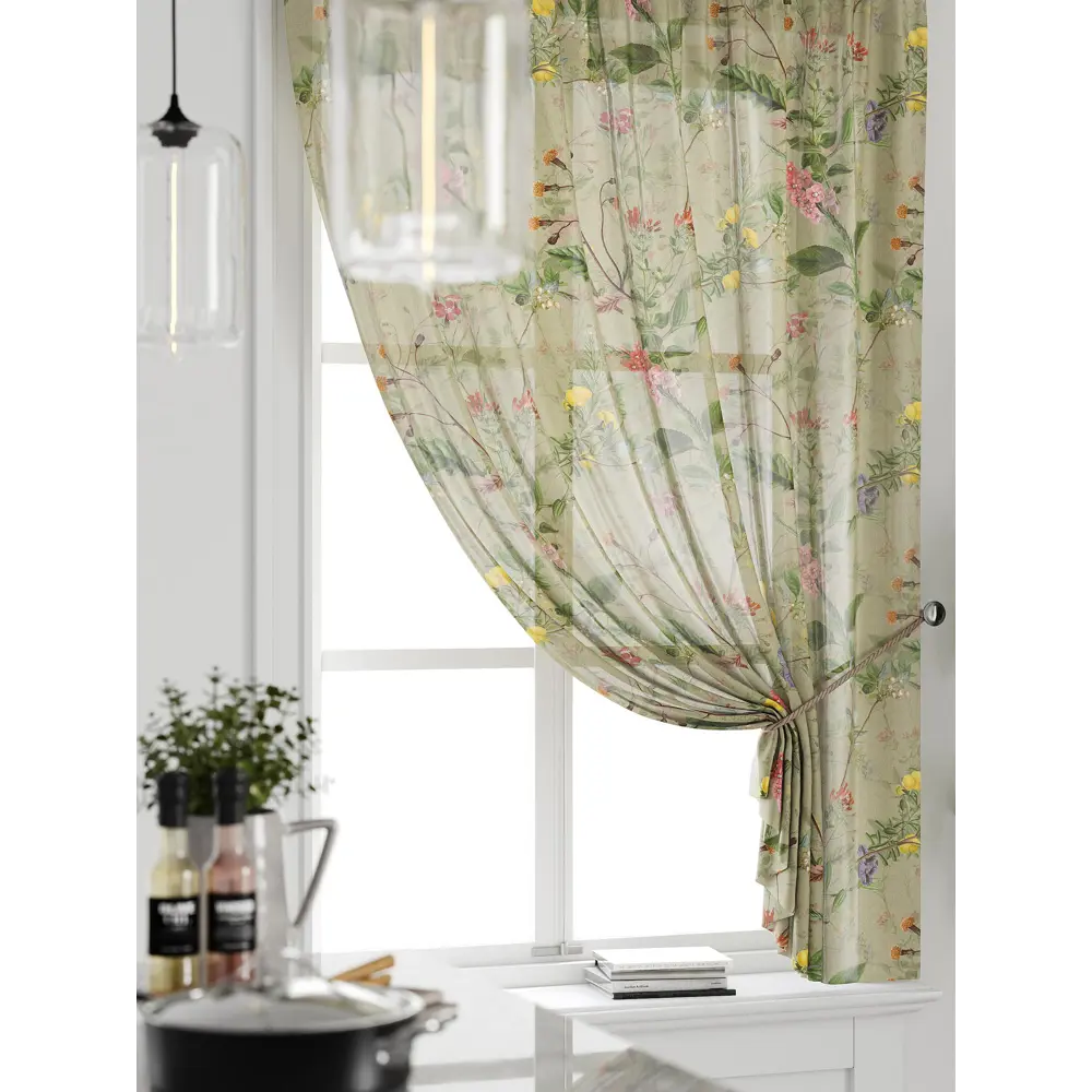 Фото 3 Тюль на ленте Comfy Way Грентил - 117 150x170 см вуаль цвет зеленый CW591117 Фото 3 Тюль на ленте Comfy Way Грентил - 117 150x170 см вуаль цвет зеленый CW591117
