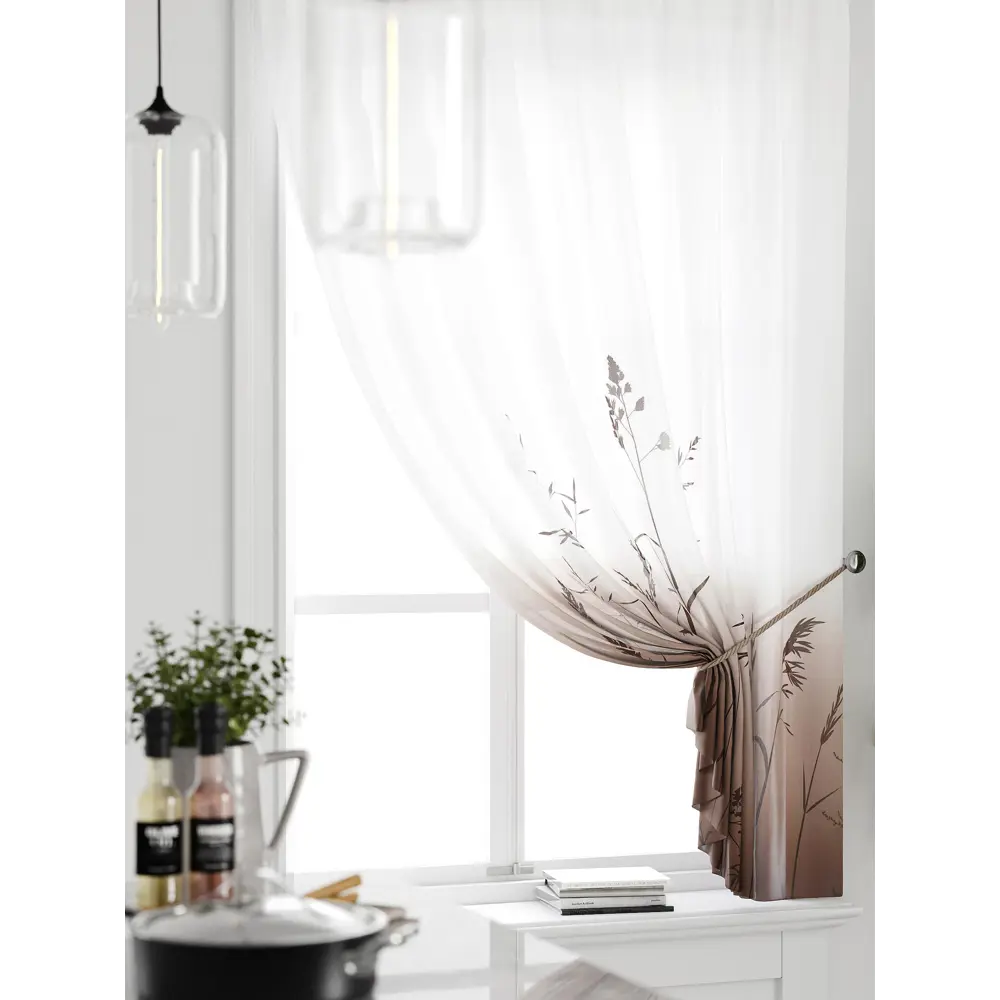 Фото 3 Тюль на ленте Comfy Way Грентил - 97 150x170 см вуаль цвет белый CW591097 Фото 3 Тюль на ленте Comfy Way Грентил - 97 150x170 см вуаль цвет белый CW591097