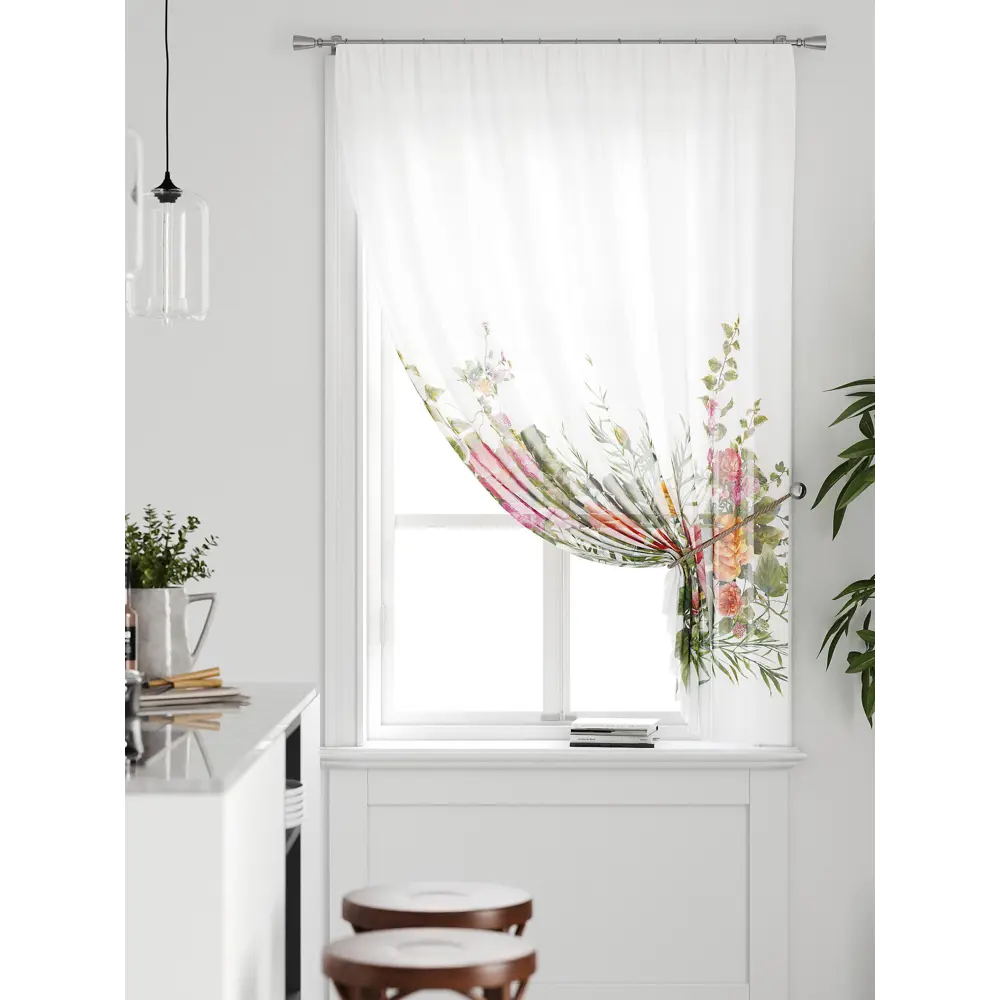 Фото Тюль на ленте Comfy Way Грентил - 35 150x170 см вуаль цвет белый CW591035 Фото Тюль на ленте Comfy Way Грентил - 35 150x170 см вуаль цвет белый CW591035