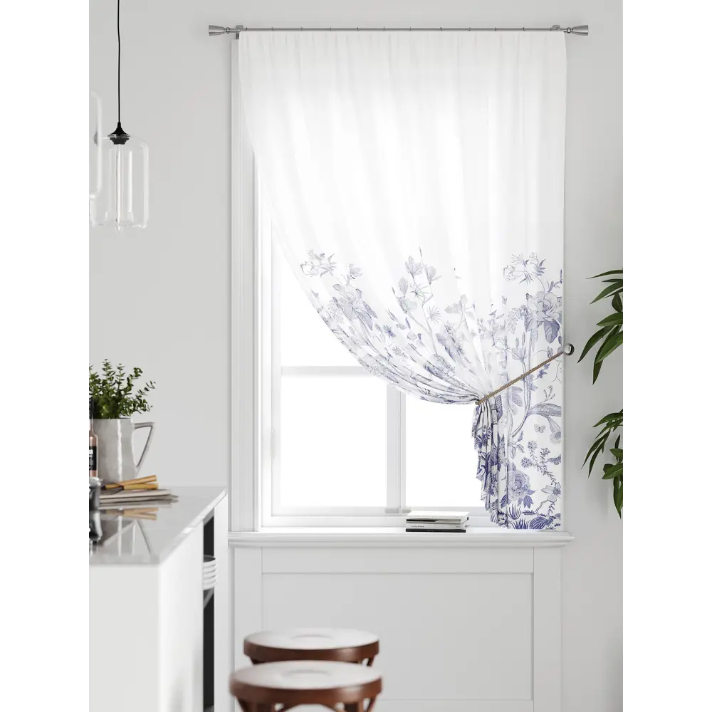 Фото Тюль на ленте Comfy Way Грентил - 08 150x170 см вуаль цвет белый CW591008 Фото Тюль на ленте Comfy Way Грентил - 08 150x170 см вуаль цвет белый CW591008