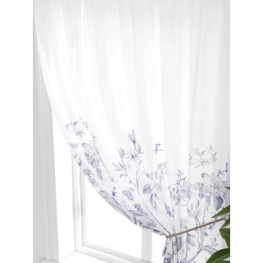 Фото 5 Тюль на ленте Comfy Way Грентил - 08 150x170 см вуаль цвет белый CW591008 Фото 5 Тюль на ленте Comfy Way Грентил - 08 150x170 см вуаль цвет белый CW591008