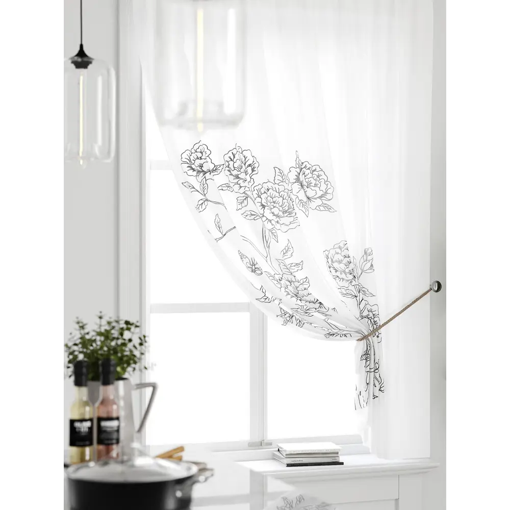 Фото 3 Тюль на ленте Comfy Way Грентил - 03 150x170 см вуаль цвет белый CW591003 Фото 3 Тюль на ленте Comfy Way Грентил - 03 150x170 см вуаль цвет белый CW591003