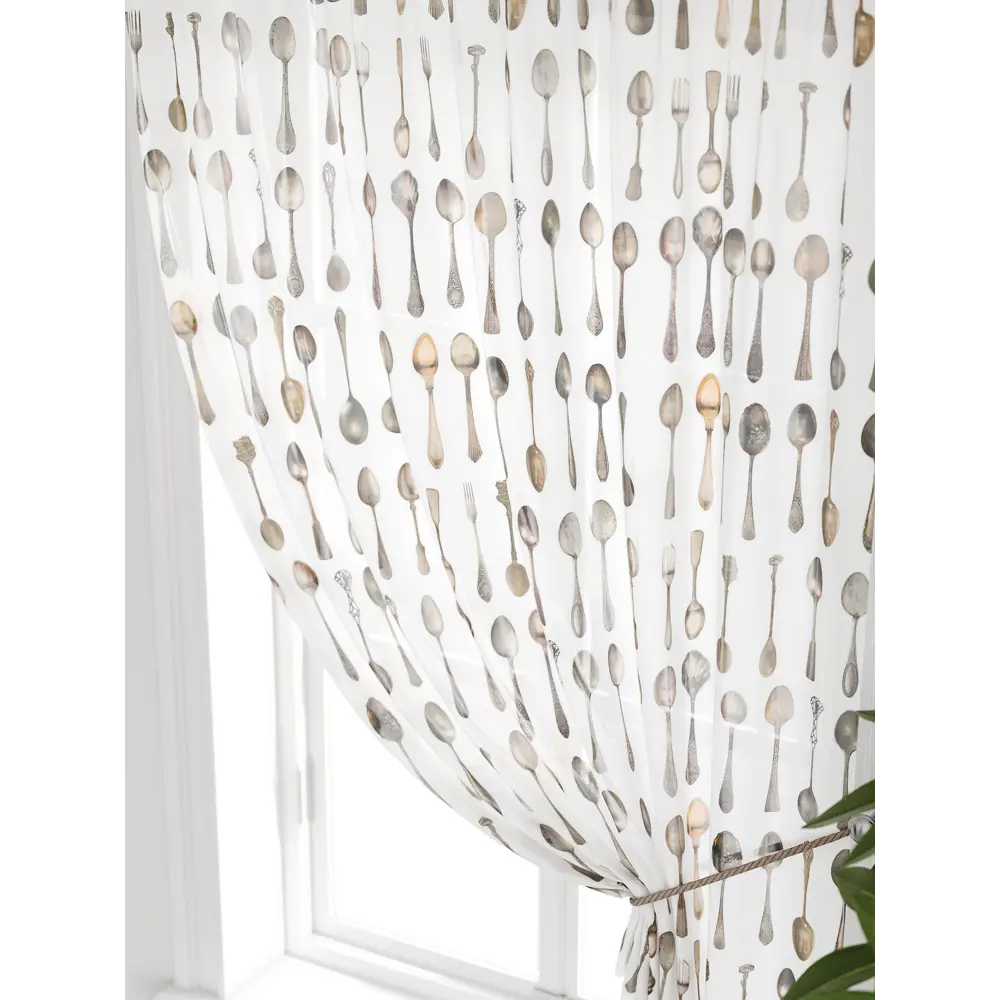 Фото 5 Тюль на ленте Comfy Way Грентил - 13 150x170 см вуаль цвет бежевый CW591013 Фото 5 Тюль на ленте Comfy Way Грентил - 13 150x170 см вуаль цвет бежевый CW591013