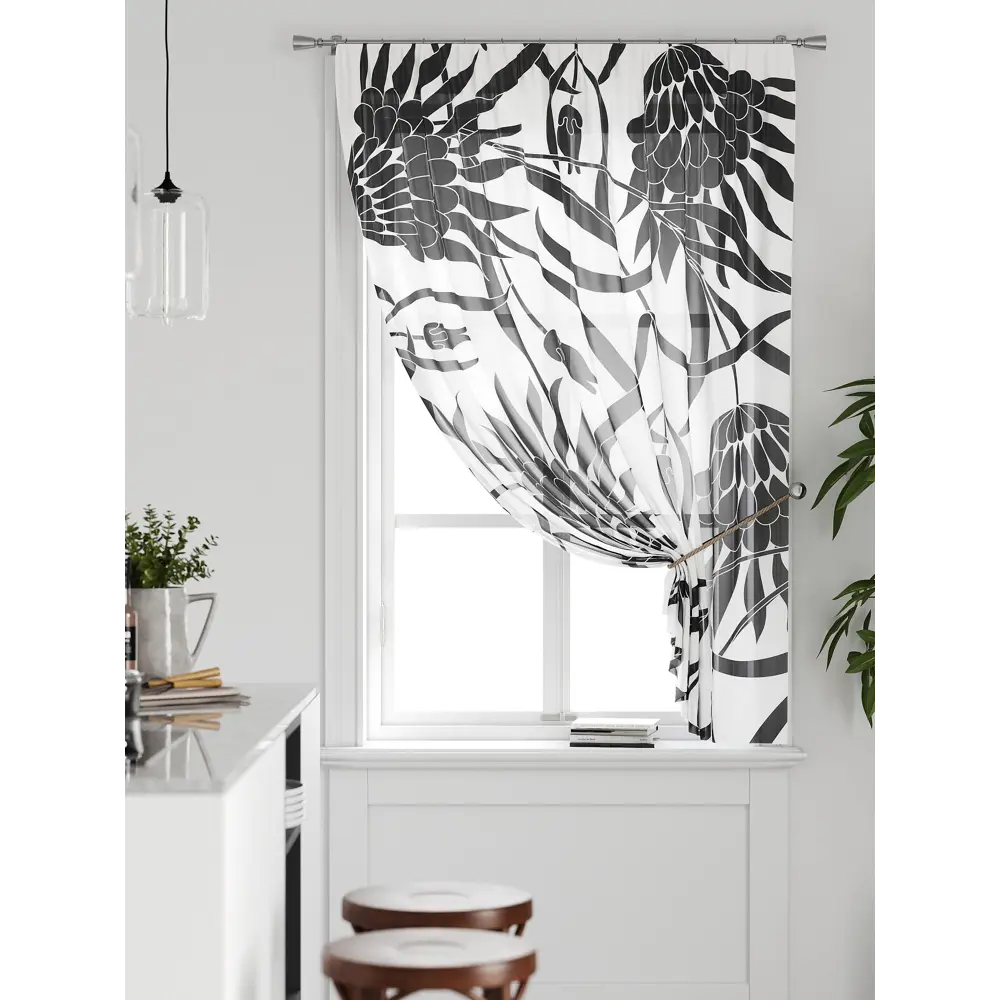 Фото Тюль на ленте Comfy Way Грентил - 21 150x170 см вуаль цвет белый CW591021 Фото Тюль на ленте Comfy Way Грентил - 21 150x170 см вуаль цвет белый CW591021