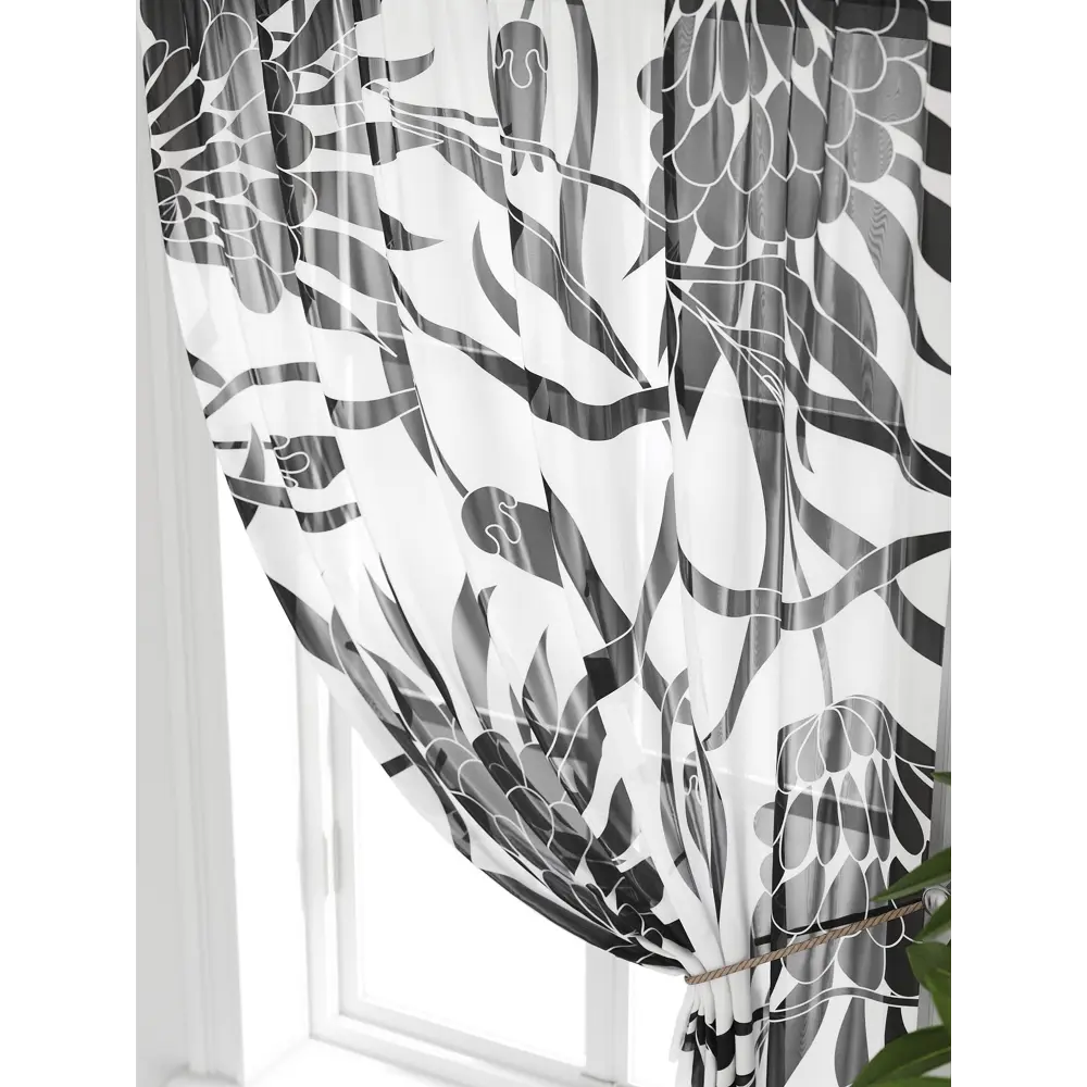 Фото 5 Тюль на ленте Comfy Way Грентил - 21 150x170 см вуаль цвет белый CW591021 Фото 5 Тюль на ленте Comfy Way Грентил - 21 150x170 см вуаль цвет белый CW591021