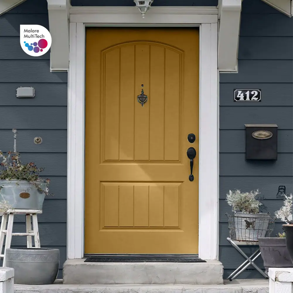 Фото 6 Краска для деревянных окон и дверей Malare Latex L_Окна_двери_г_108 антисептическая быстросохнущая без запаха полуглянцевая цвет гранитный 2 кг