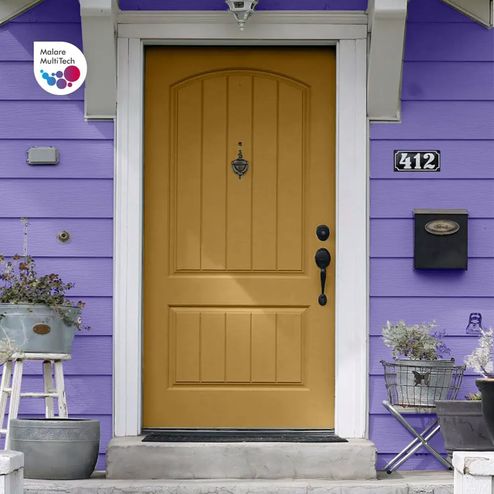 Фото 6 Краска резиновая Malare ProfleX Latex для фасадов интерьера мебели кровли цоколей быстросохнущая матовая цвет фиалковый 1 кг Фото 6 Краска резиновая Malare ProfleX Latex для фасадов интерьера мебели кровли цоколей быстросохнущая матовая цвет фиалковый 1 кг