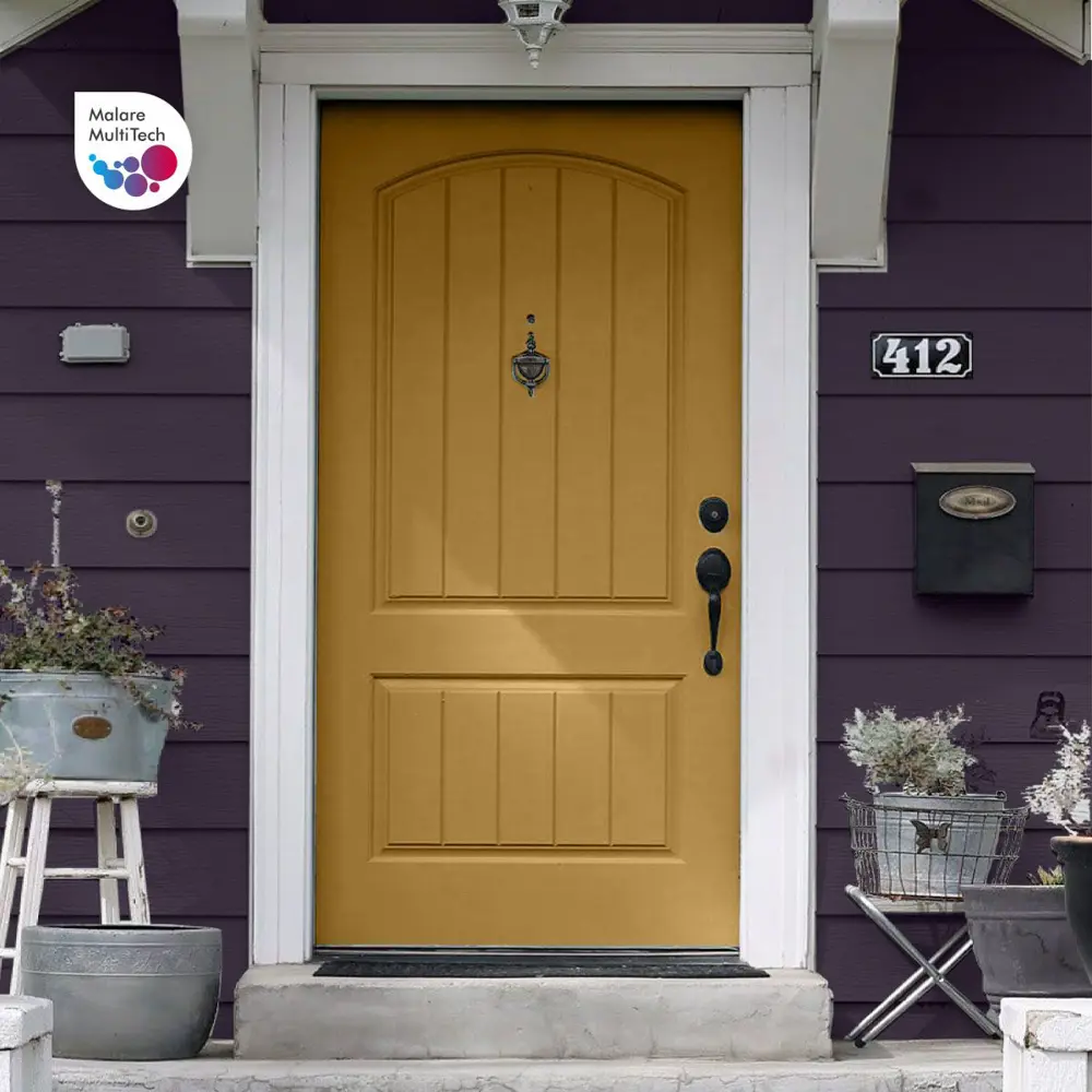 Фото 6 Краска резиновая Malare ProfleX Latex для фасадов интерьера мебели кровли цоколей быстросохнущая матовая цвет черничные ночи 1 кг Фото 6 Краска резиновая Malare ProfleX Latex для фасадов интерьера мебели кровли цоколей быстросохнущая матовая цвет черничные ночи 1 кг