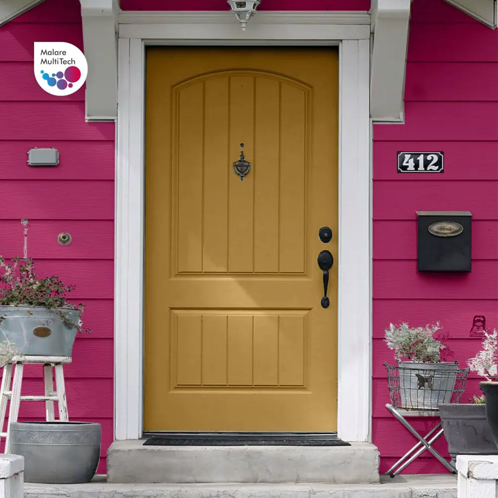 Фото 6 Краска резиновая Malare ProfleX Latex для фасадов интерьера мебели кровли цоколей быстросохнущая полуглянцевая цвет амарантово-пурпурный 10 кг Фото 6 Краска резиновая Malare ProfleX Latex для фасадов интерьера мебели кровли цоколей быстросохнущая полуглянцевая цвет амарантово-пурпурный 10 кг