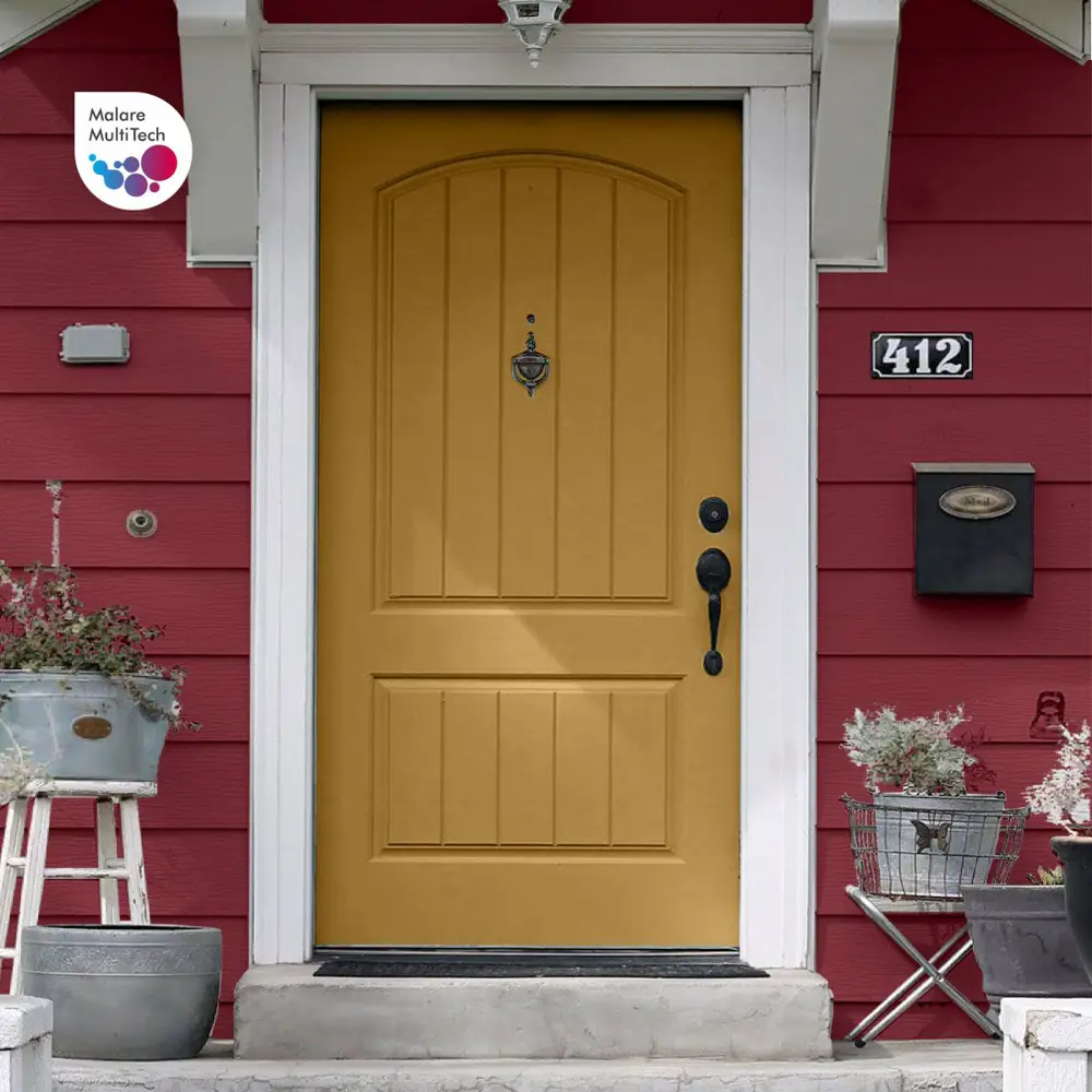 Фото 6 Краска резиновая Malare ProfleX Latex для фасадов интерьера мебели кровли цоколей быстросохнущая полуглянцевая цвет пьяная вишня 0.5 кг