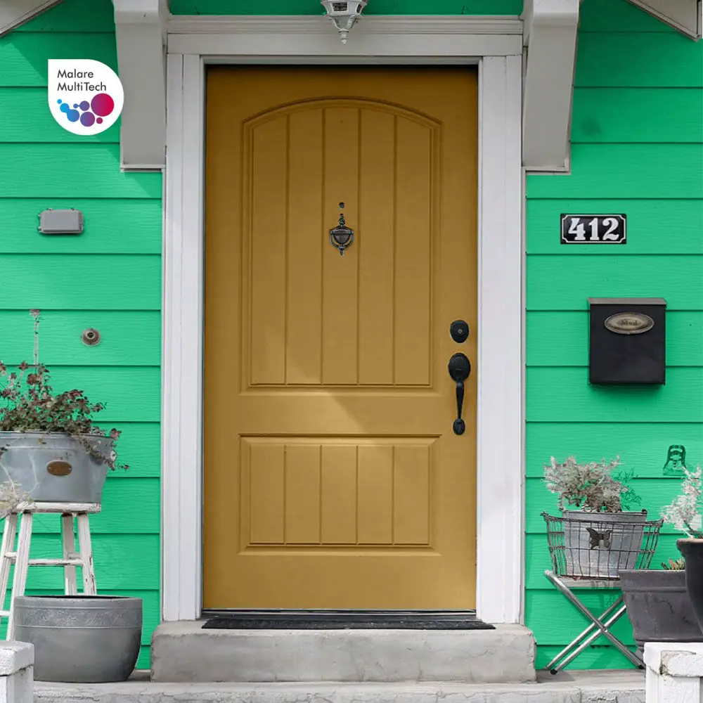 Фото 6 Краска резиновая Malare ProfleX Latex для фасадов интерьера мебели кровли цоколей быстросохнущая полуглянцевая цвет снежная мята 10 кг Фото 6 Краска резиновая Malare ProfleX Latex для фасадов интерьера мебели кровли цоколей быстросохнущая полуглянцевая цвет снежная мята 10 кг