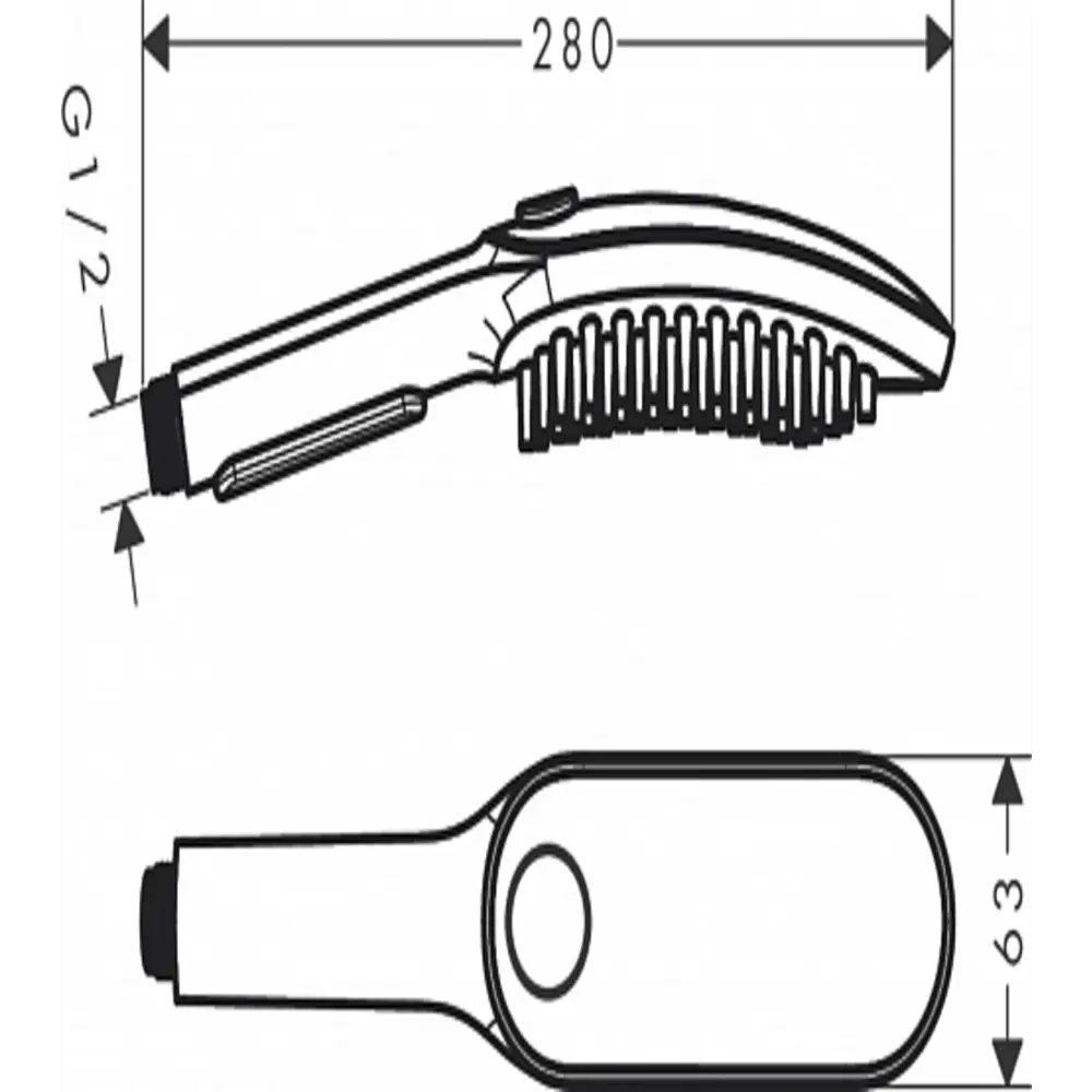 Фото 2 Лейка для душа Hansgrohe 00000094764 3 режимная цвет белый матовый