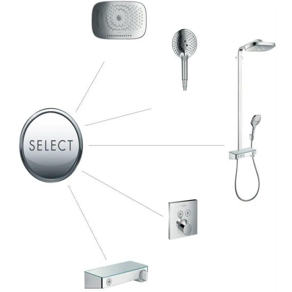 Фото 3 Лейка для душа Hansgrohe 00000031149 3 режимная цвет белый/хром Фото 3 Лейка для душа Hansgrohe 00000031149 3 режимная цвет белый/хром