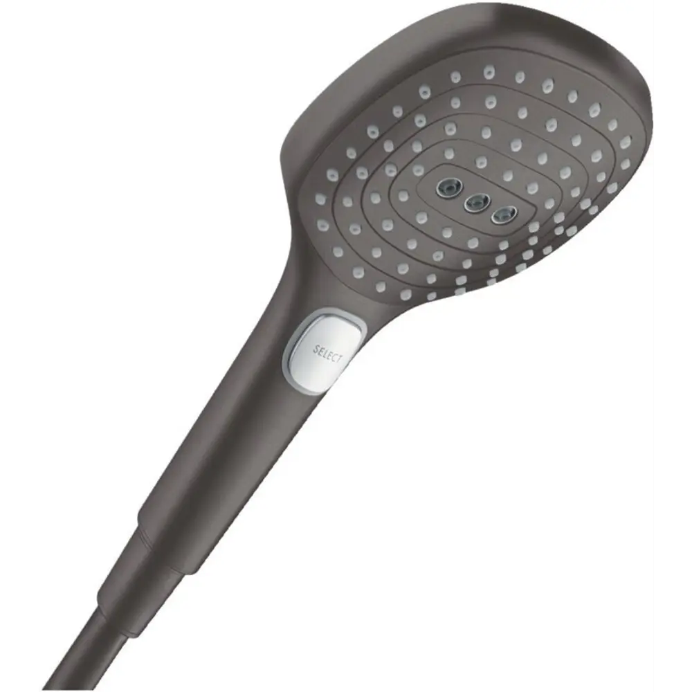 Фото Лейка для душа Hansgrohe 00000072010 3 режимная цвет хром-черный матовый